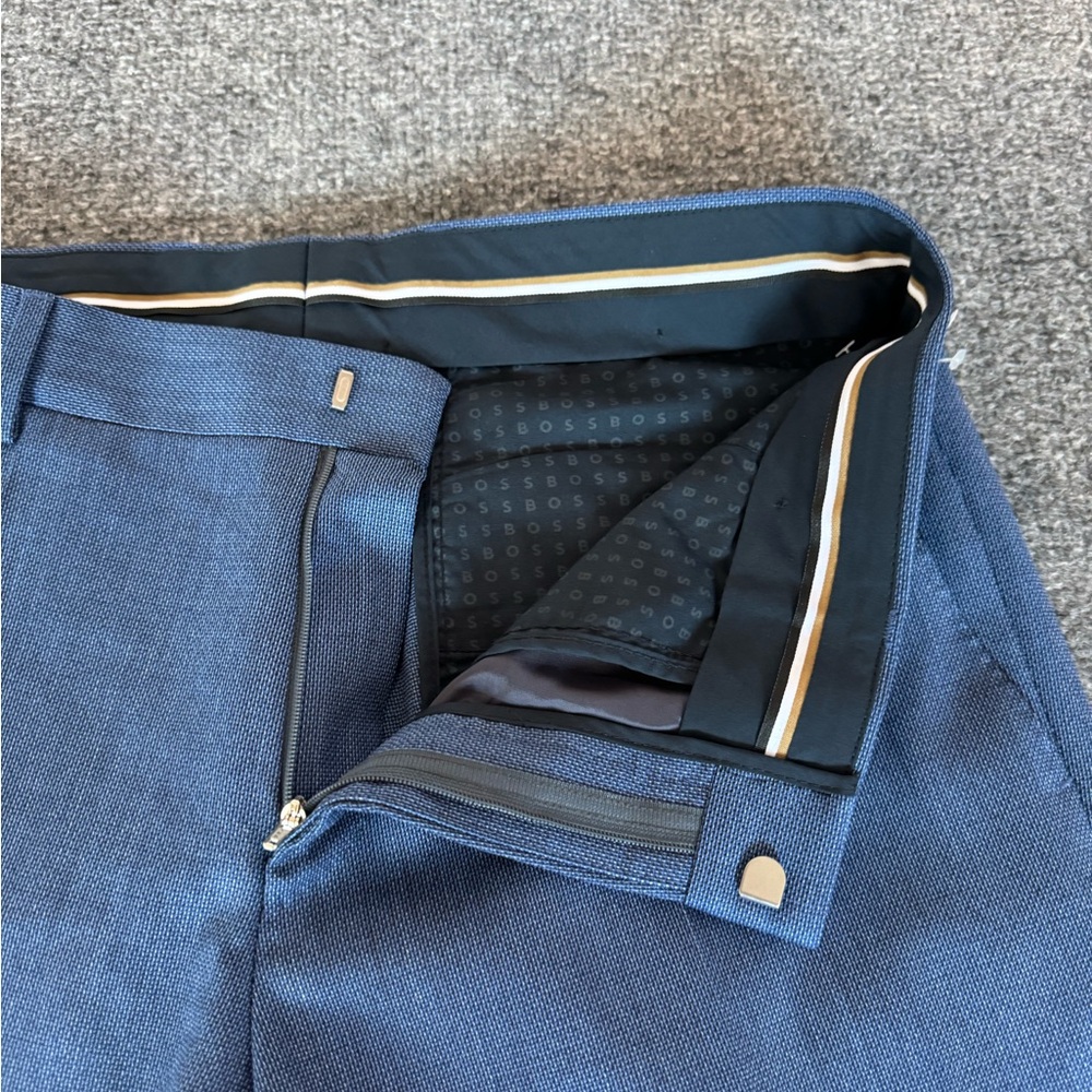 Boss Men's Blue Dress Pants - Picture 13 of 16